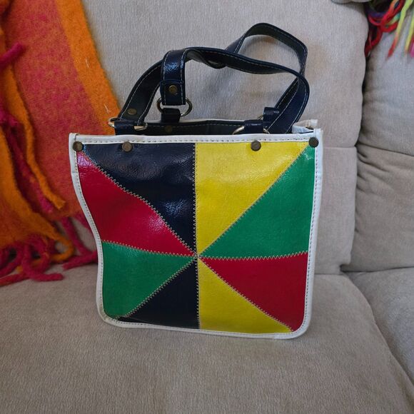 Vintage 1960's Japanese Small Tote Purse - Picture 2 of 5